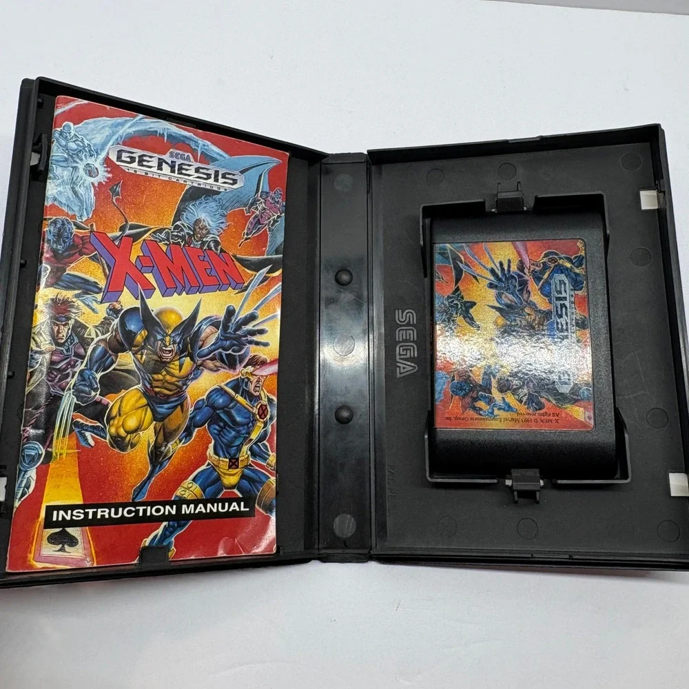 CIB Video Game Action Marvel X-Men Sega Genesis